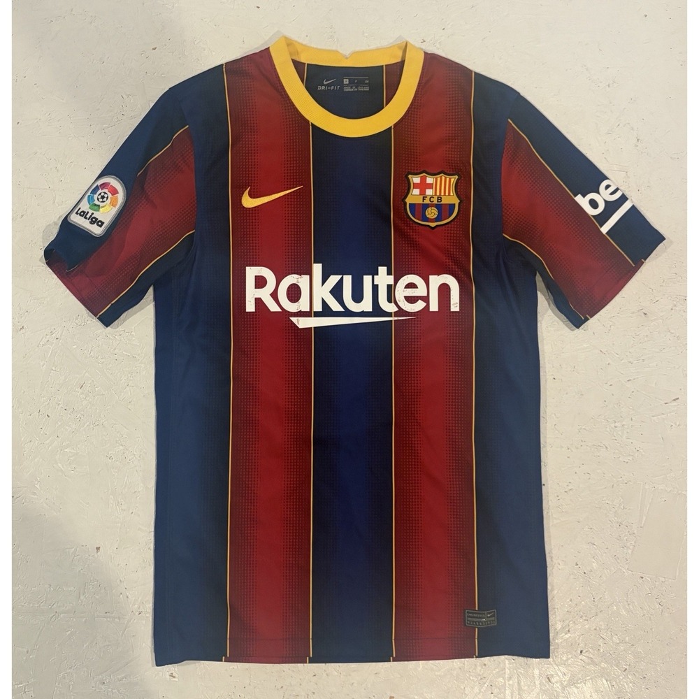 BARCELONA 2020-2021 HOME FOOTBALL SHIRT‎ NIKE JERSEY CD4232-456S Mens Size S
